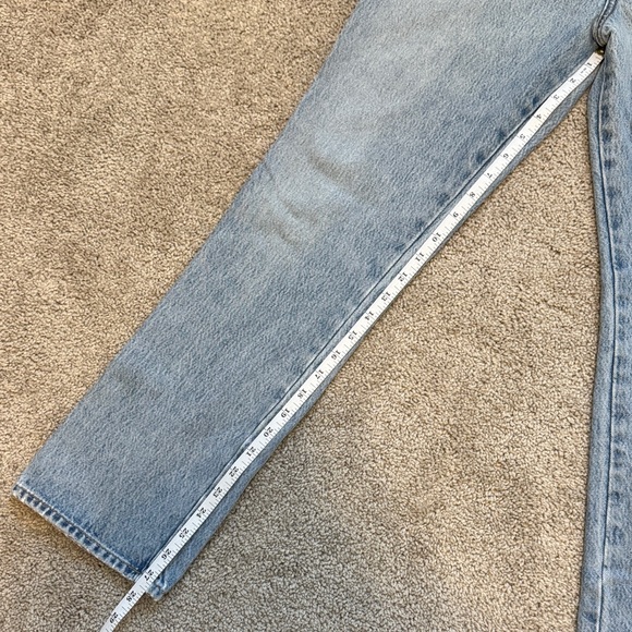 AGOLDE Light Wash STRAIGHT Denim Jeans - Picture 7 of 7